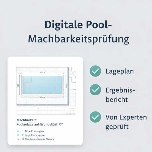 Digitale Pool-Machbarkeitsprüfung